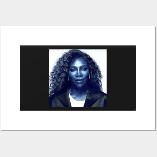 Serena Williams Portrait Posters and Art